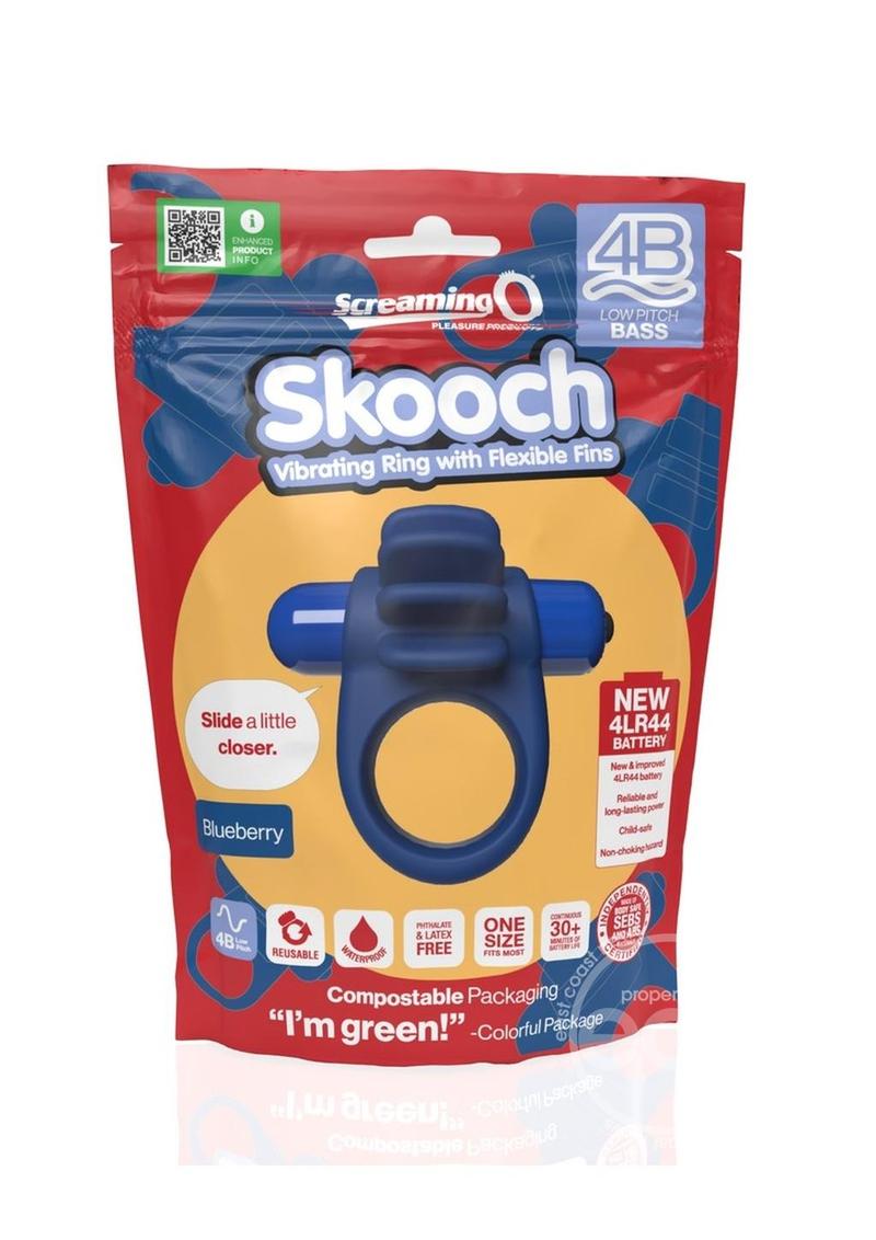 4B Skooch Vibrating Cock Ring w/ Clitoral Stimulator