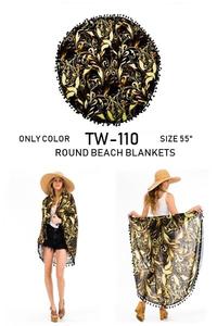 Beach Throw Black