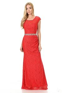 Sweetheart Lace Long Dress